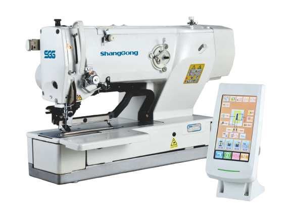 High speed, Computer Controlled Buttonholing Machine