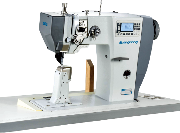 Computer Controlled Roller Feed Post-bed Sewing Machine